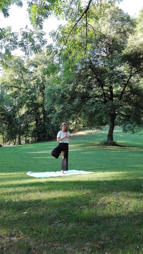yoga_frischeLuft Yoga draußen, München